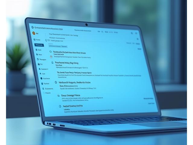 Screenshot eines E-Mail-Posteingangs mit automatisch klassifizierten E-Mails