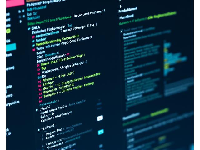Mockup eines Developer Toolboxes mit Code-Shortcuts und CI/CD Kontrollen